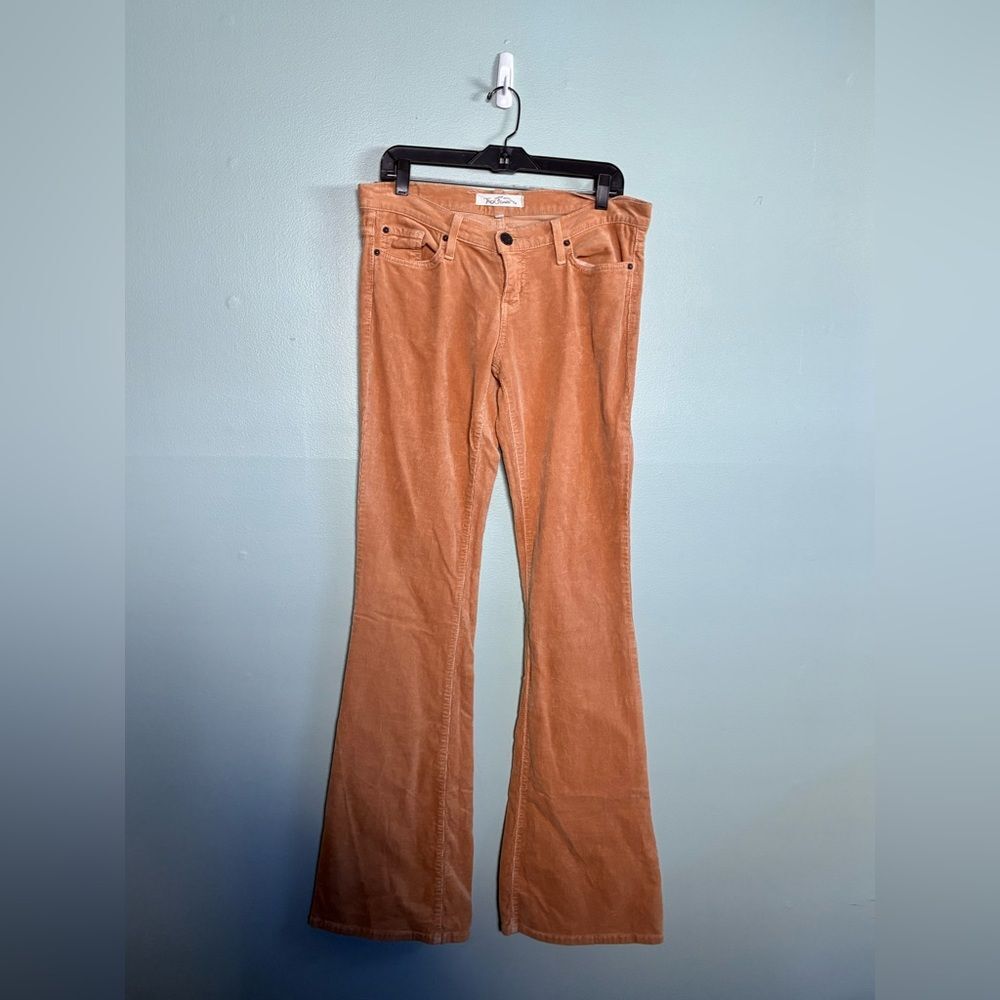 VTG Truck Jeans Tan Corduroy Low Rise Y2K Flare Pants Sz 9